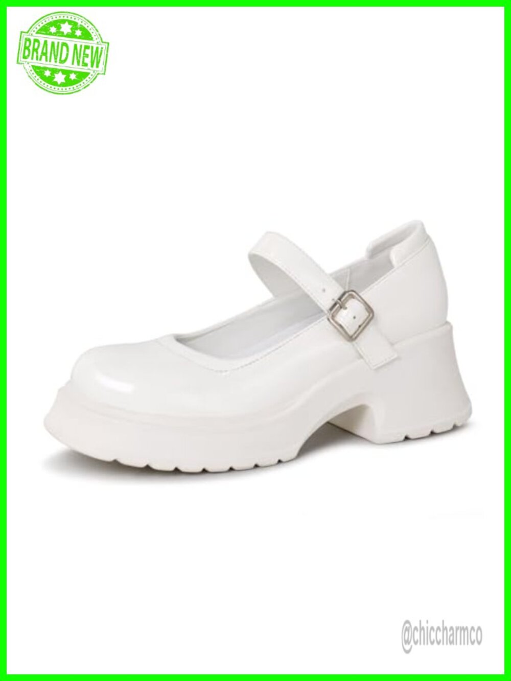 Women's Mary Jane Platform Block Heels Chunky Gothic Oxfords Wedding Work Shoes